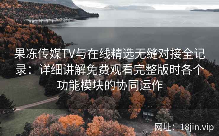 果冻传媒TV与在线精选无缝对接全记录：详细讲解免费观看完整版时各个功能模块的协同运作