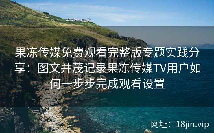 果冻传媒免费观看完整版专题实践分享：图文并茂记录果冻传媒TV用户如何一步步完成观看设置